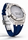Casioak Mod Kit Fits Casio G-Shock GA-2100 GA-2110 GAB2100 Watch Silver Frosted Metal Case - Blue Strap