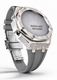 Casioak Mod Kit Fits Casio G-Shock GA-2100 GA-2110 GAB2100 Watch Silver Frosted Metal Case - Gray Strap