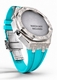 Casioak Mod Kit Fits Casio G-Shock GA-2100 GA-2110 GAB2100 Watch Silver Frosted Metal Case - Tiffany Blue Strap