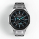 Casioak Mod Metal Watch Casio G-Shock GA-2100 Silver-Black Bezel GA2100-1A2