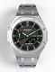 Casioak Mod Metal Watch Casio G-Shock GA-2100 Steel Case Band Green GA2100-1A3