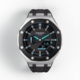 Casioak Mod Metal Watch G-Shock Silver Case Black Bezel Modded GA-2100-1A2