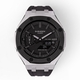 Casioak Mod Royal Oak Casio G-Shock GA-2100 Metal Steel Black Band Watch GA2100