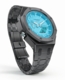 Casioak Mod Watch Casio G-Shock GA-2100-2A2 Tiffany Blue Dial Gunmetal Grey Case Band Modded GA2100