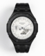 Casioak Mod Watch Casio G-Shock GA-2100-7A7 White Dial Black All Metal Steel Modded GA2100