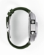 Casioak Mod Watch Casio G-Shock GA-2100-7A7 White Dial Silver Case Green Strap Modded GA2100