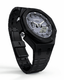Casioak Mod Watch Casio G-Shock GA-2100 Black All Metal Steel with Grey Dial Modded GA2110ET-8A