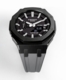Casioak Mod Watch Casio G-Shock GA-2100 Black Case Black Dial Grey Strap GA2100-1A