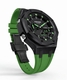 Casioak Mod Watch Casio G-Shock GA-2100 Black Case Green Strap Modded GA2100-1A3