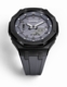 Casioak Mod Watch Casio G-Shock GA-2100 Black Case Grey Dial and Strap GA2110ET-8A