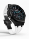 Casioak Mod Watch Casio G-Shock GA-2100 Black Case White Strap Modded GA2100-1A2
