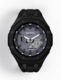 Casioak Mod Watch Casio G-Shock GA-2100 Black Metal Case Strap Grey Dial Modded GA2110ET-8A