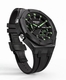 Casioak Mod Watch Casio G-Shock GA-2100 Black Metal Case Strap Modded Green GA2100-1A3