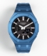 Casioak Mod Watch Casio G-Shock GA-2100 Blue Case Metal Strap Modded GA2100-1A
