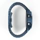 Casioak Mod Watch Casio G-Shock GA-2100 Blue Case Metal Strap Modded GA2100-1A2
