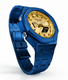 Casioak Mod Watch Casio G-Shock GA-2100 Blue Case Metal Strap Modded GA2100GB-1A