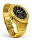Casioak Mod Watch Casio G-Shock GA-2100 Gold Tone All Metal Steel Green GA2100-1A3