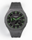 Casioak Mod Watch Casio G-Shock GA-2100 Gunmetal Grey Case Band Modded Green GA2100-1A3