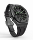 Casioak Mod Watch Casio G-Shock GA-2100 Gunmetal Grey Case Black Strap Green GA2100-1A3