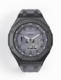 Casioak Mod Watch Casio G-Shock GA-2100 Gunmetal Grey Case Grey Doal and Strap GA2110ET-8A