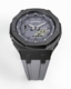 Casioak Mod Watch Casio G-Shock GA-2100 Gunmetal Grey Case Grey Doal and Strap GA2110ET-8A