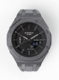 Casioak Mod Watch Casio G-Shock GA-2100 Gunmetal Grey Case Strap Black Dial GA2100-1A1
