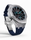 Casioak Mod Watch Casio G-Shock GA-2100 Silver Case Blue Strap Modded GA2100-1A2