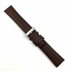 Casio Compatible Brown Leather Watch Strap Quick Release Band Silver Buckle #1512
