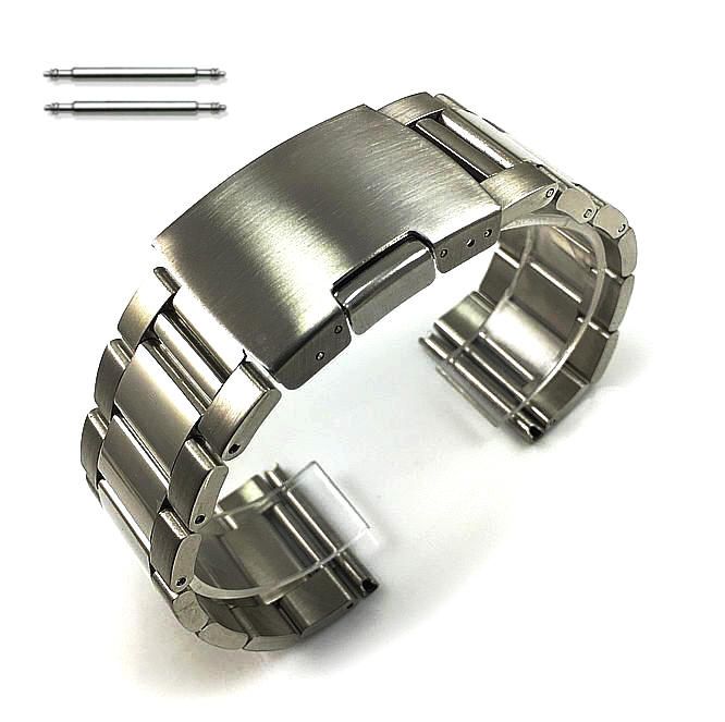 Inexpensive Classic Stainless Steel Replacement Watch Band CM1020C-SJ-BK_K0038365 main image 0
