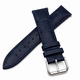 Invicta Compatible Dark Blue Croco Genuine Leather Replacement Watch Band Strap Steel Buckle #1043