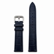 Invicta Compatible Dark Blue Croco Genuine Leather Replacement Watch Band Strap Steel Buckle #1043