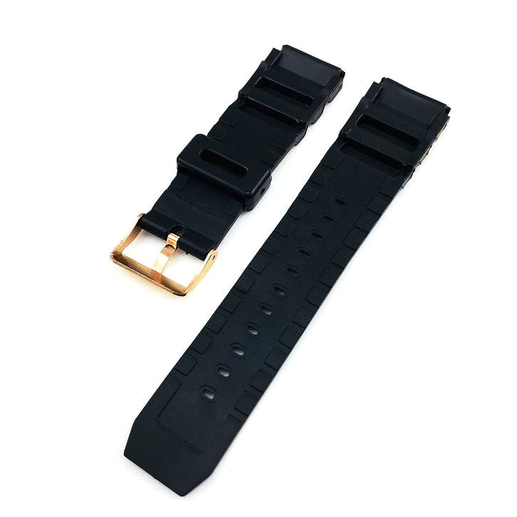Armitron Compatible Black Rubber Silicone Diver's Style Replacement