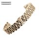 Diesel Compatible Steel Polished Rose Gold Metal Replacement Watch Band Strap Butterfly Clasp #5058