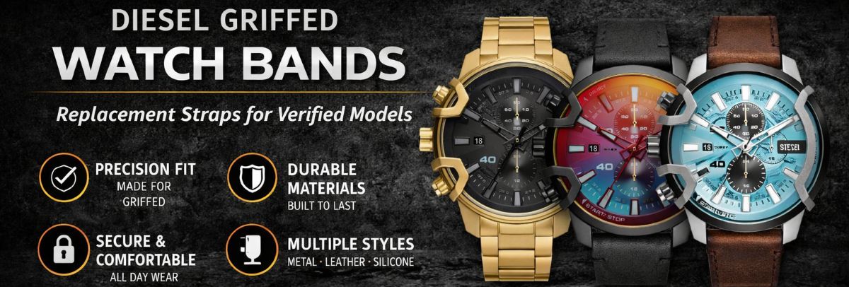 Diesel Griffed Watch Bands