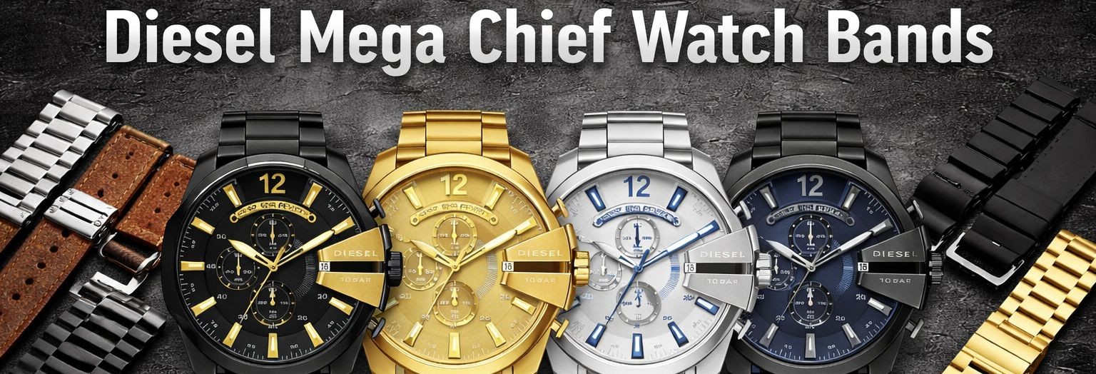 Diesel Mega Chief Watch Bands