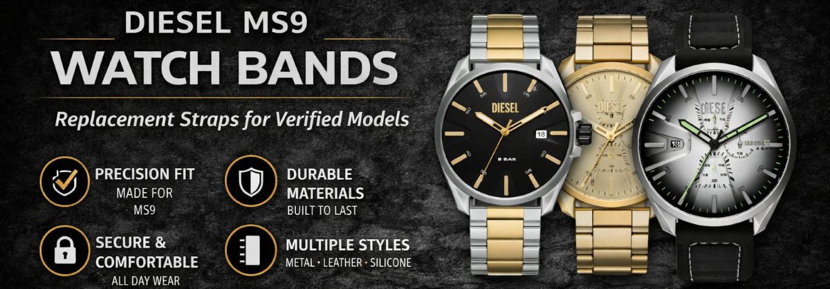 Diesel MS9 Watch Bands