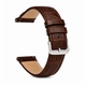 Emporio Armani Compatible Brown Elegant Croco Genuine Leather Replacement Watch Band Strap Steel Buckle #1042