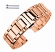 Emporio Armani Compatible Rose Gold Polished Steel Metal Bracelet Replacement Watch Band Strap Butterfly Clasp #5013