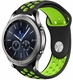Invicta Compatible Black & Green Sport Silicone Replacement Watch Band Strap Quick Release Pins #4073