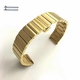 Fossil Compatible Brushed Gold Steel Metal Watch Band Butterfly Clasp #5117