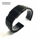 Fossil Compatible Solid Steel Polished Black Metal Replacement Watch Band #5126
