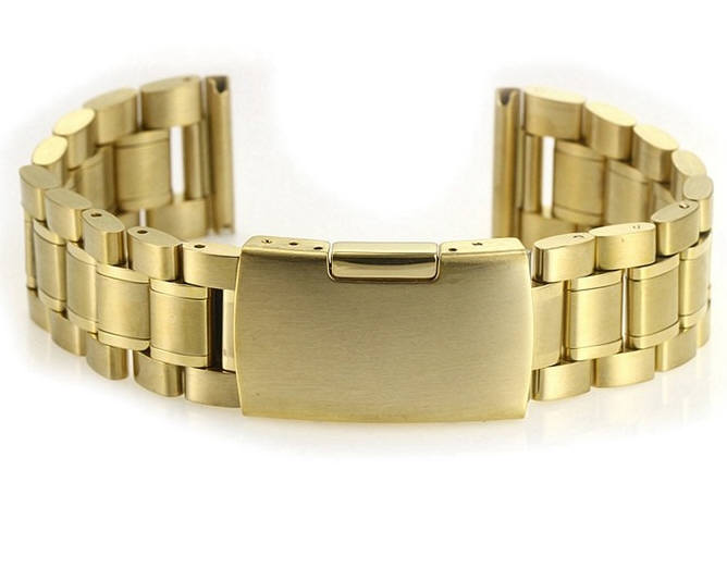 Most Popular Gold Tone Stainless Steel Watch Band TW303_K0009350 main image 1