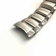 Omega Compatible High Quality 22mm Solid Metal Curved End Watch Band #5121
