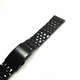 High Quality 30mm Solid Steel Polished Black Metal Replacement Watch Band #5126