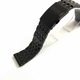 High Quality 30mm Solid Steel Polished Black Metal Replacement Watch Band #5126