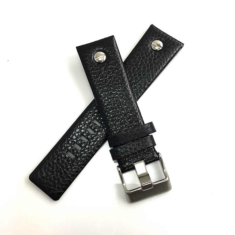 China Wholesale Online Leather Watch Band Replacement 48-S3851-BK_K0006832