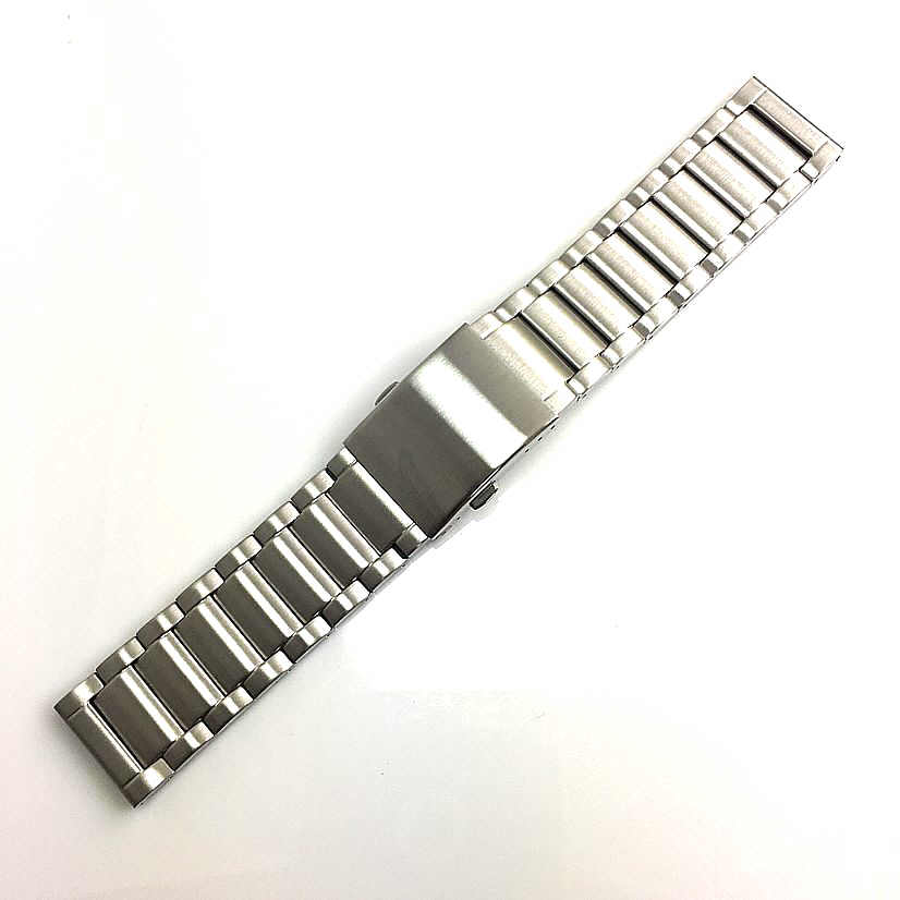 Timex Compatible Solid Steel Brushed Silver Metal Replacement Watch