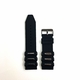 Citizen Compatible All Black 26mm Rubber Silicone Bullets Style Replacement Watch Band Strap #4058