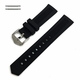 Invicta Compatible Black Silicone Replacement Watch Band Strap #4411