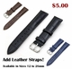 Fossil Compatible Black Silicone Replacement Watch Band Strap #4411